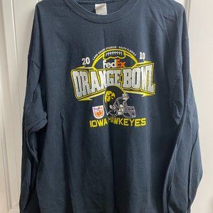 iowa hawkeyes orange bowl 2010 T shirt size 2XL Pre owned